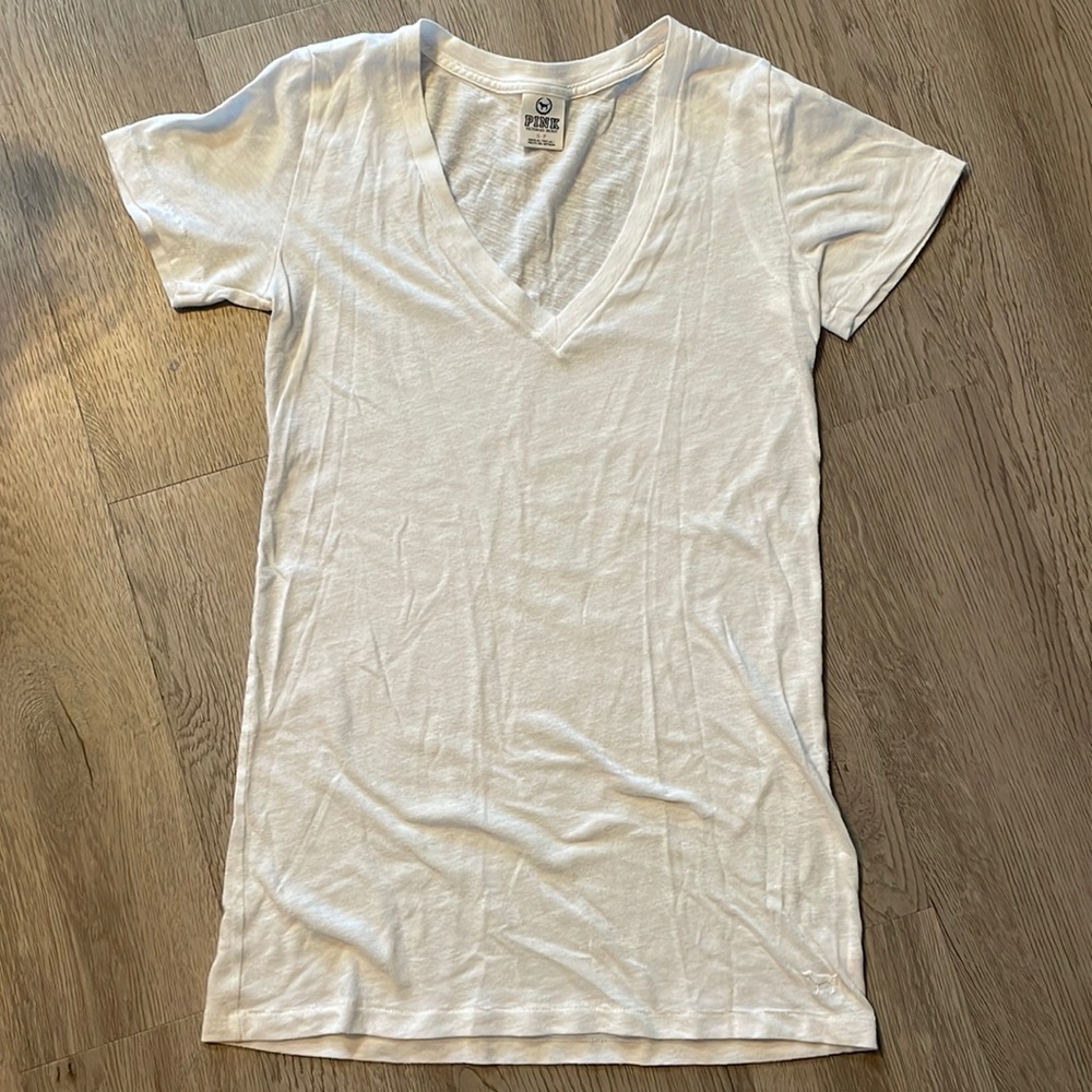 PINK by Victoria’s secret white T shirt